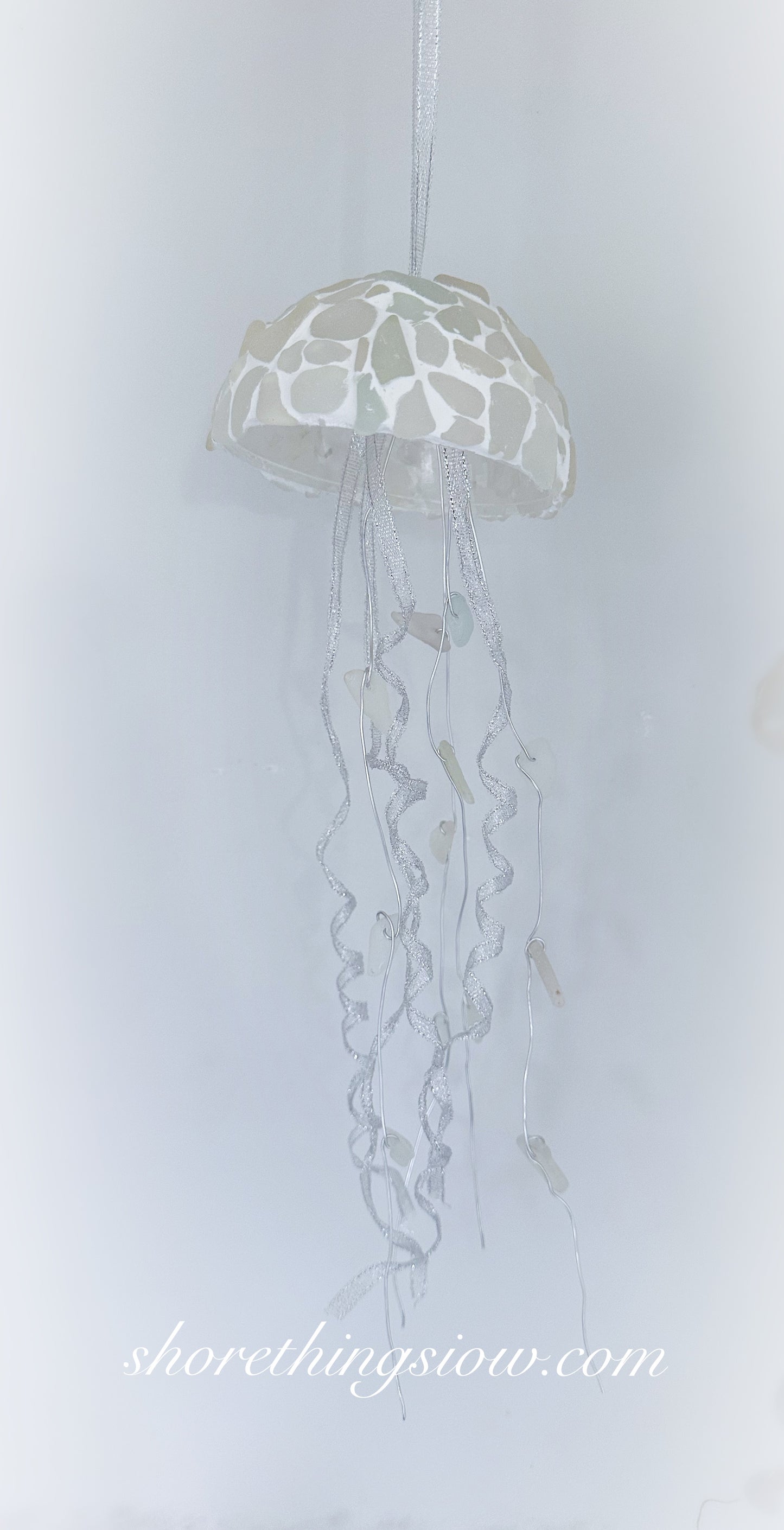 Sea Glass Jellyfish Decoration
