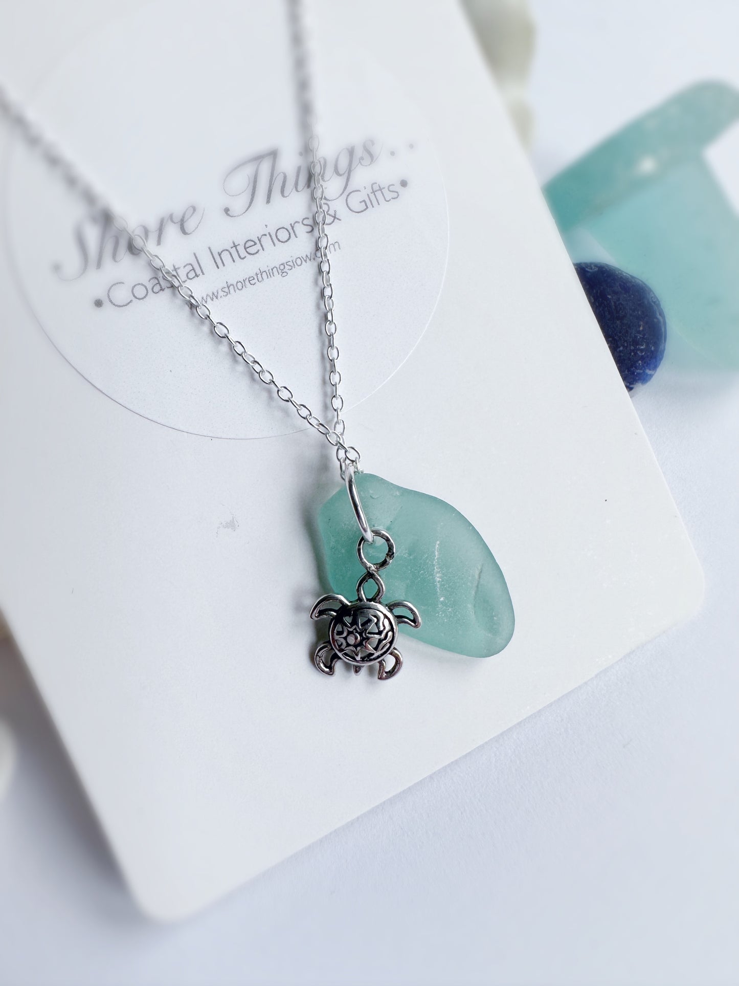 Sea Glass Necklace & Charm