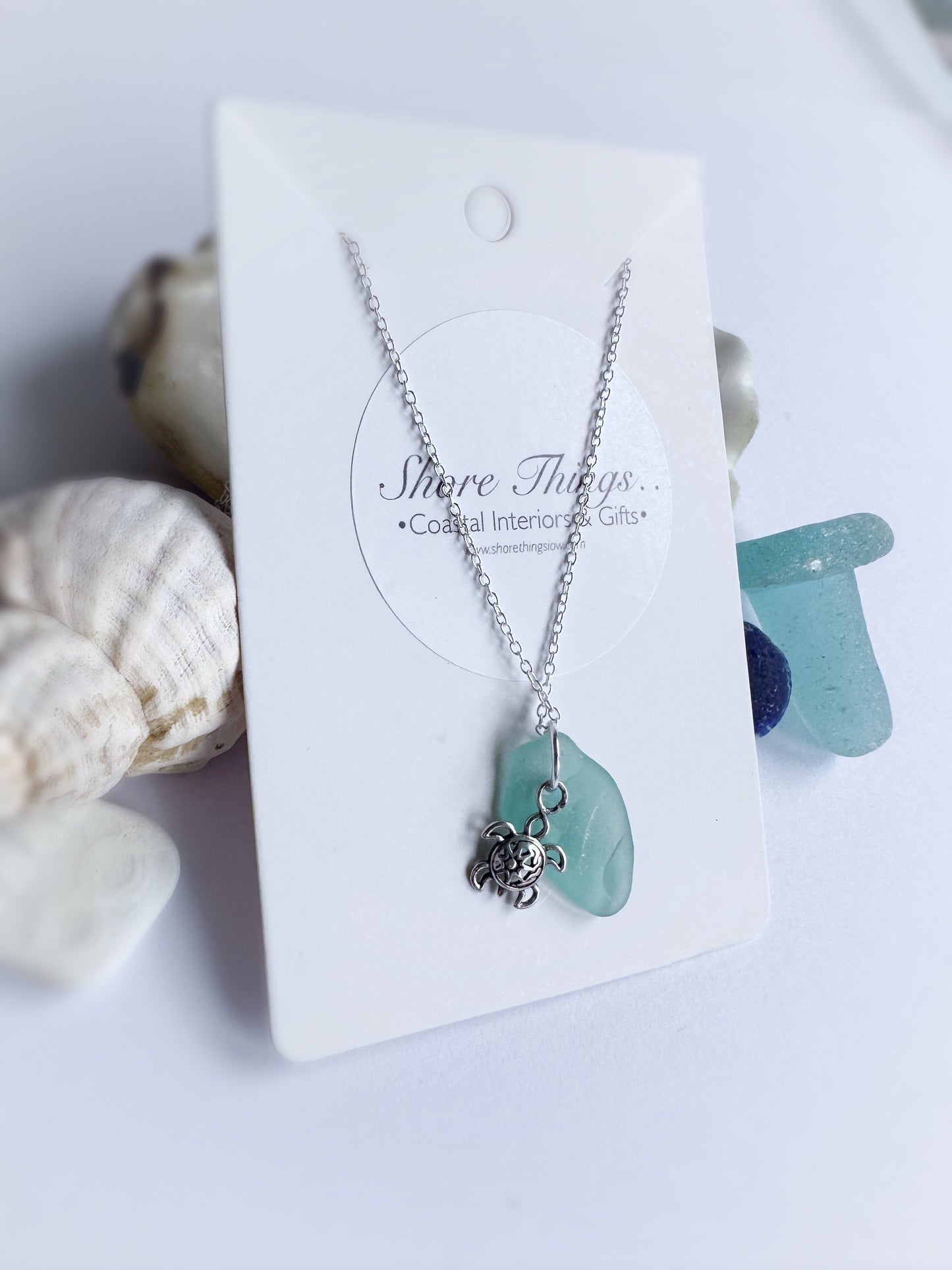 Sea Glass Necklace & Charm