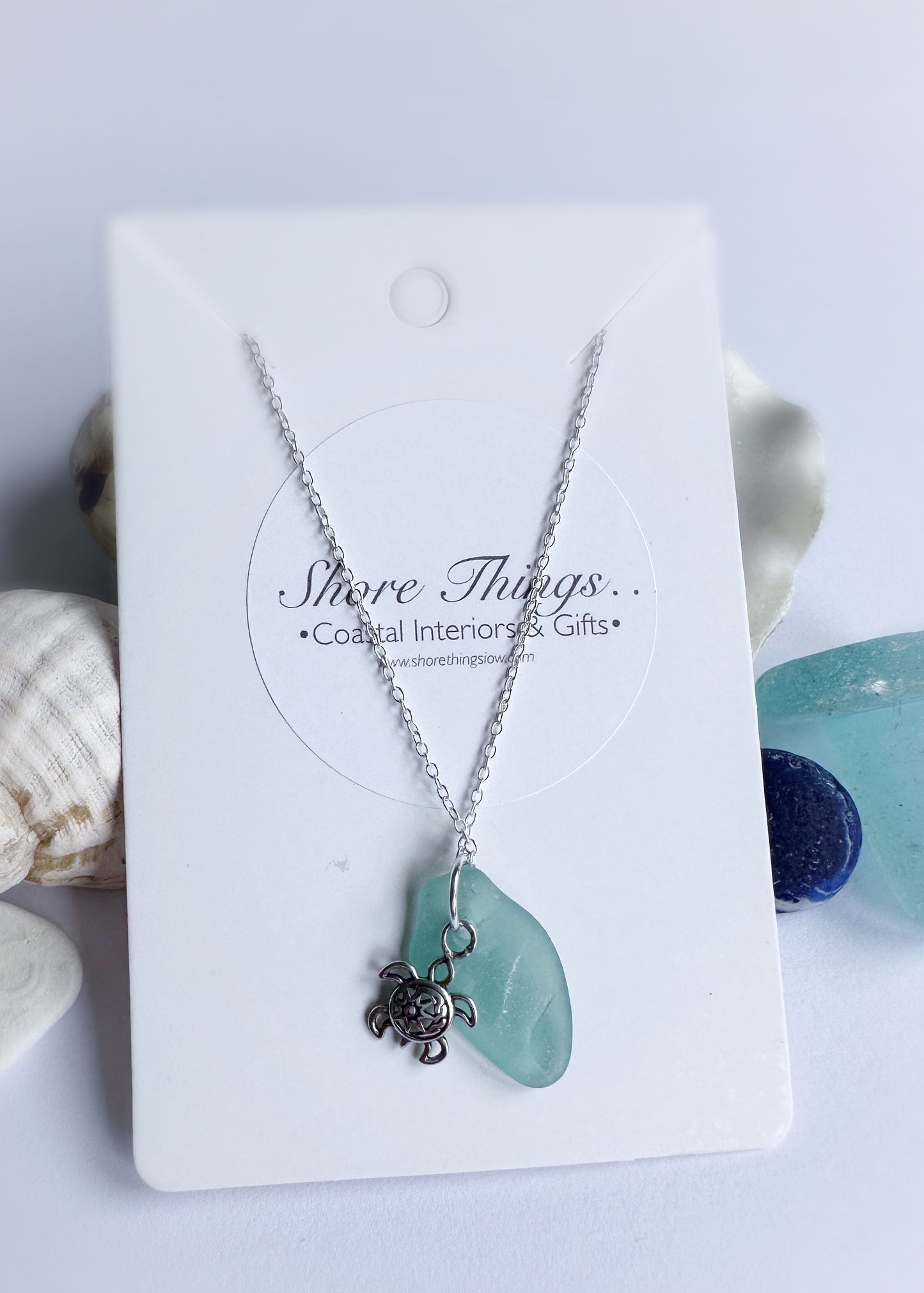 Sea Glass Necklace & Charm