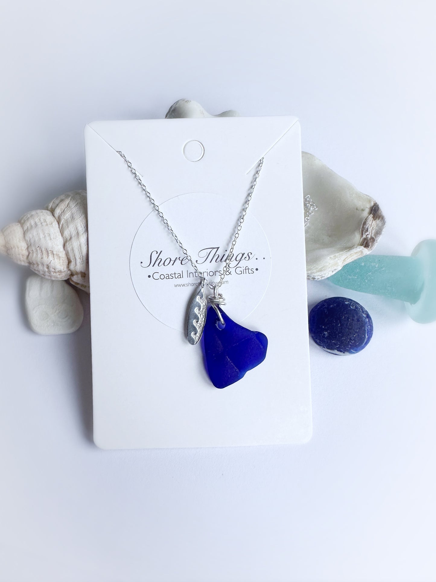 Sea Glass Necklace & Charm