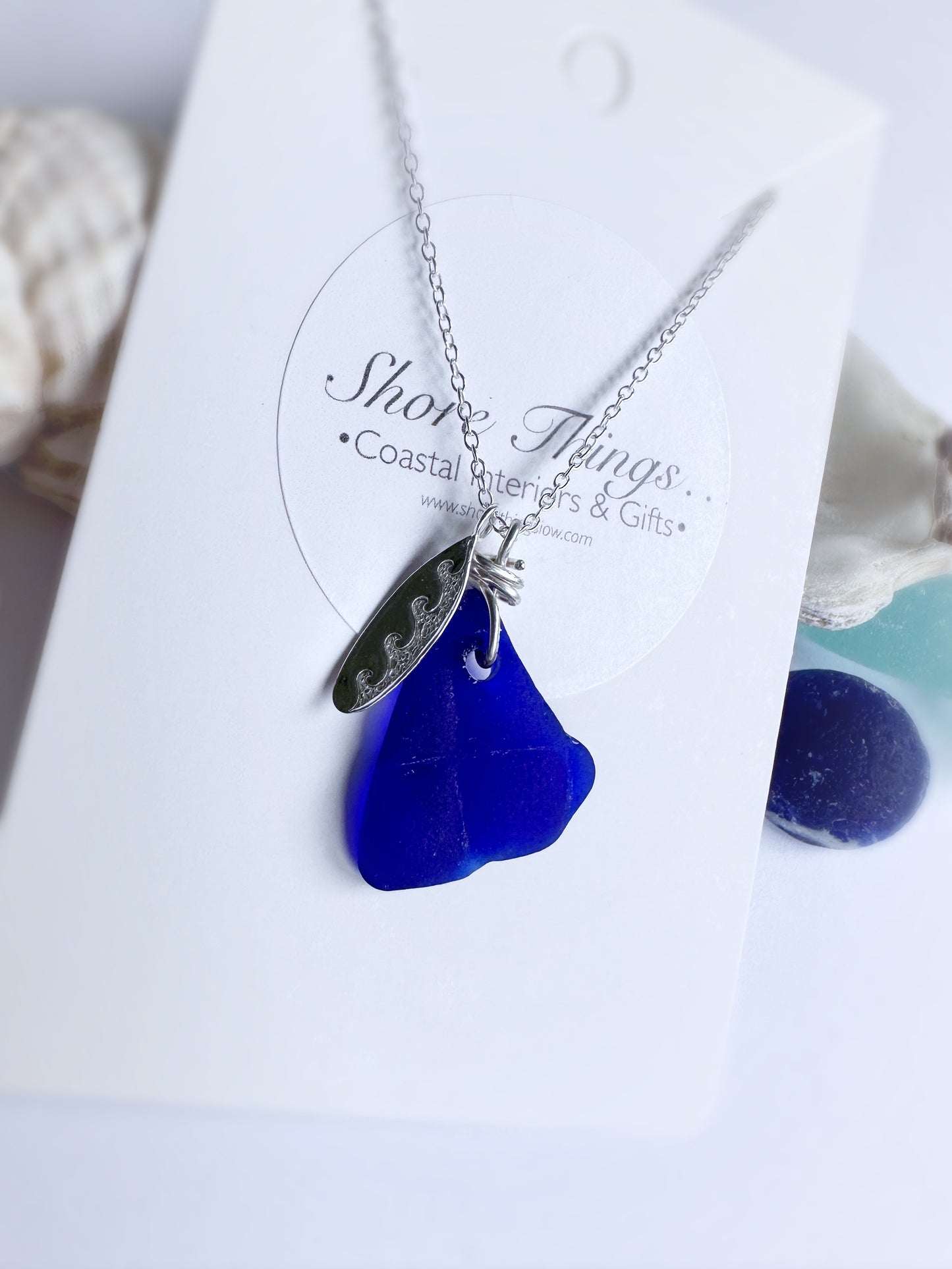 Sea Glass Necklace & Charm