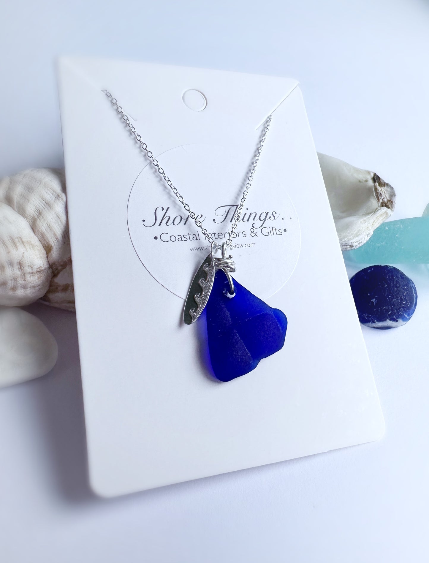 Sea Glass Necklace & Charm