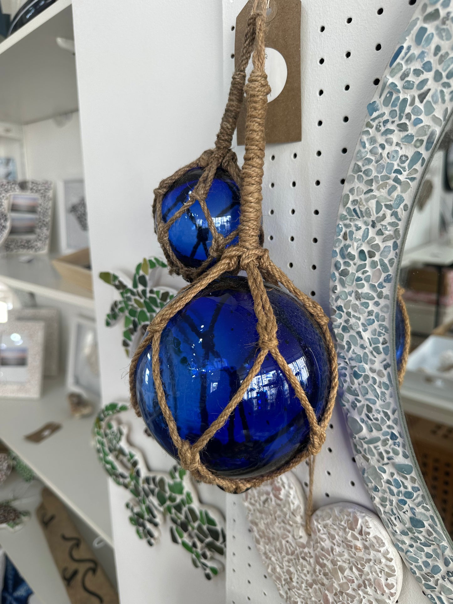 Cobalt Blue Glass Buoys