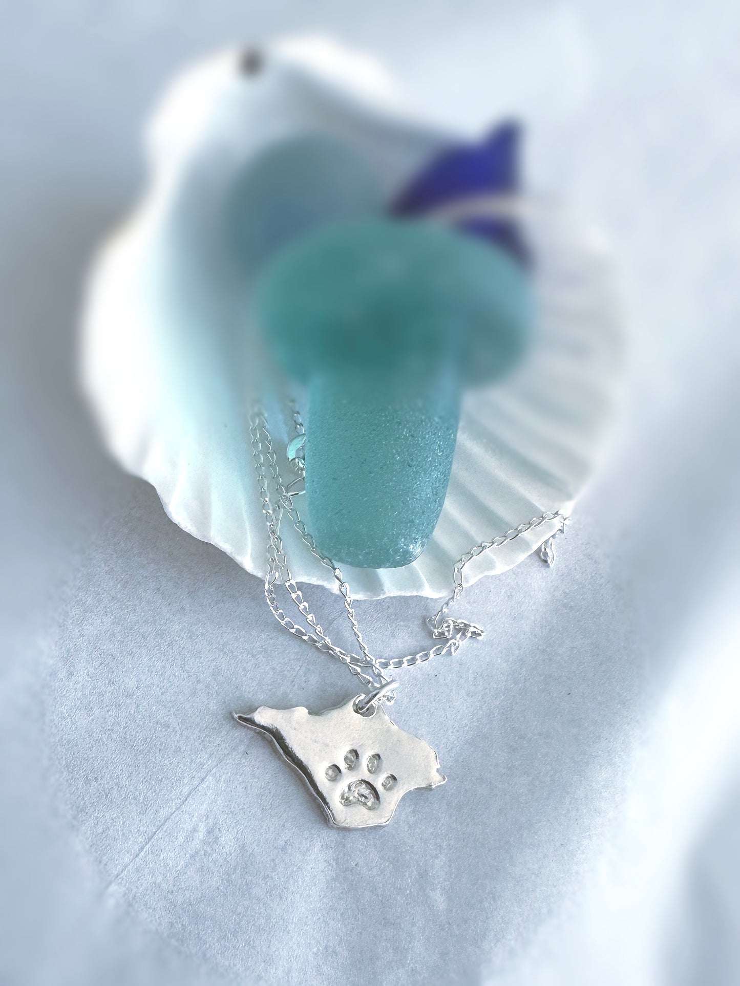 Isle of Wight silver necklace