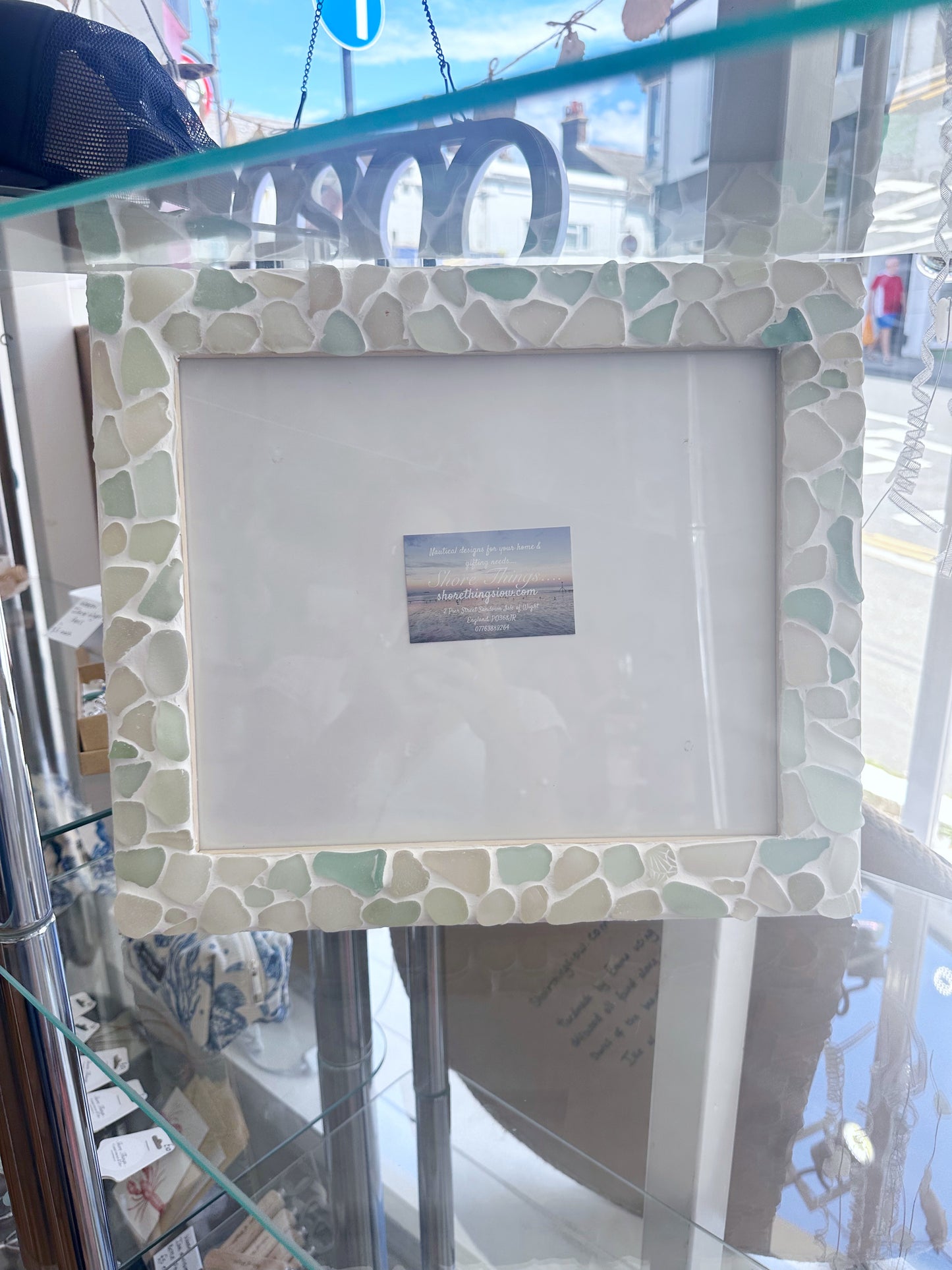 Sea Glass Photo Frame 10x12”