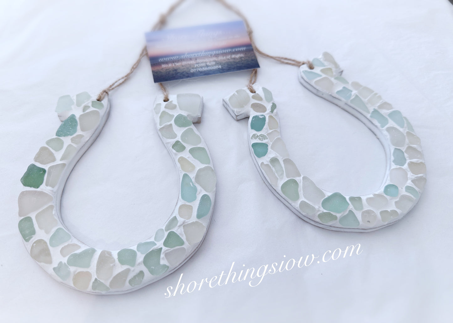 Sea Glass Horseshoe