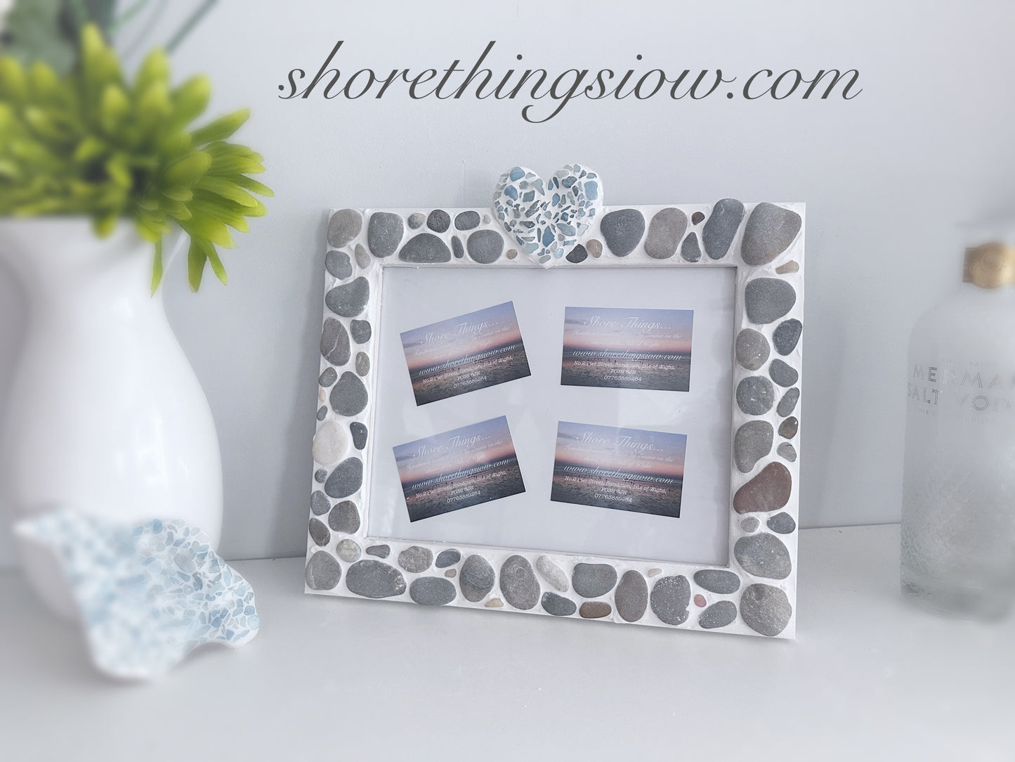 Pebble & Aqua Marine Photo Frame 8x10”