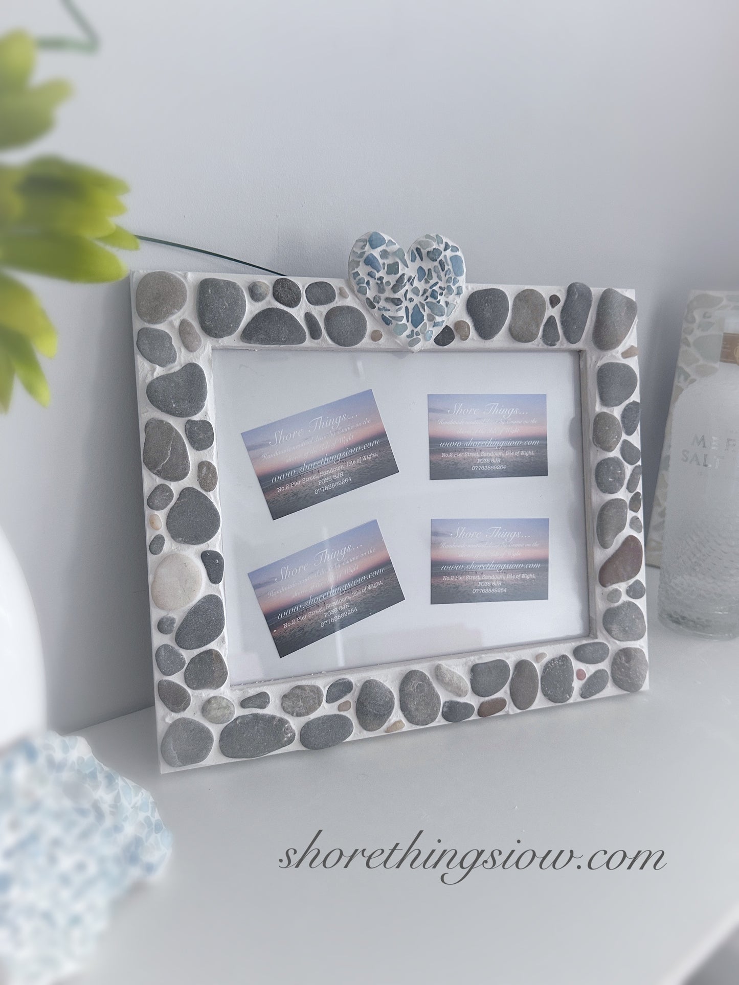 Pebble & Aqua Marine Photo Frame 8x10”