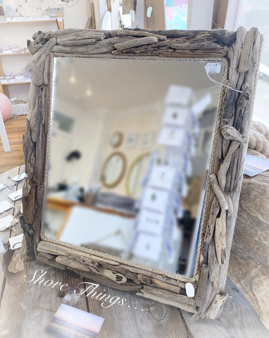 Driftwood Mirror 16”x18”
