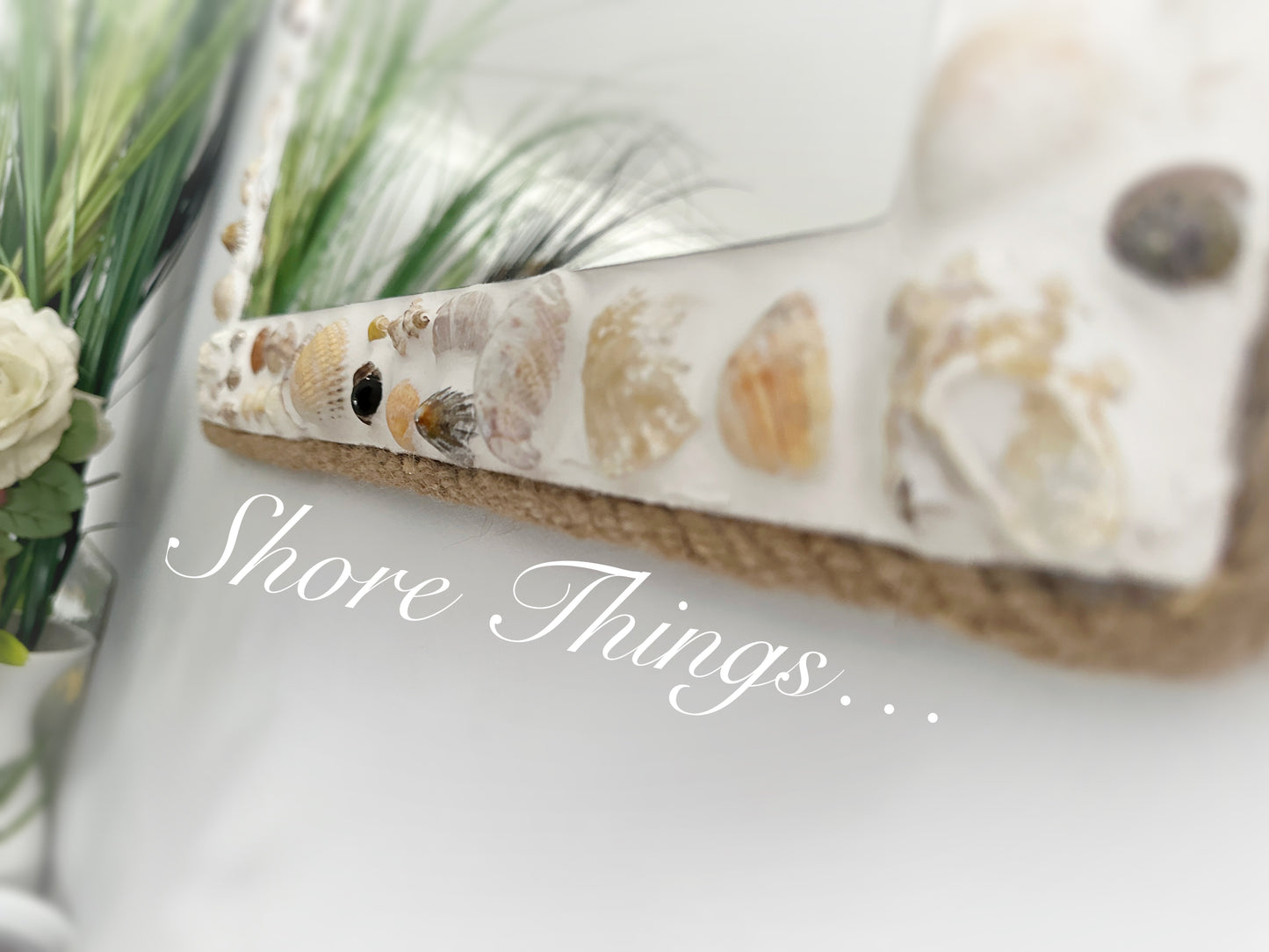 Sea Shell Mirror 22” Square