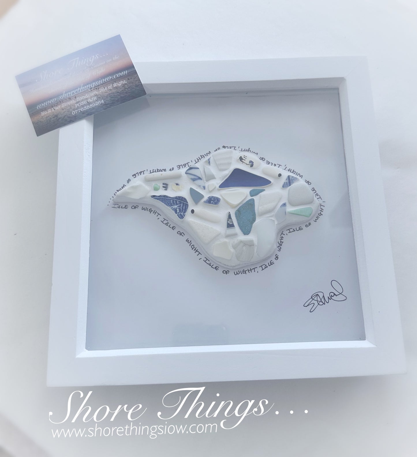 Sea Pottery Isle of Wight Box Frame