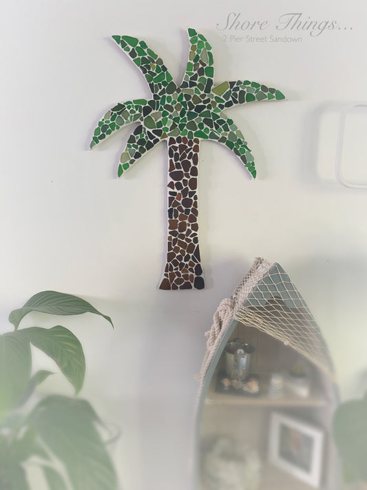 Sea Glass Palm Tree