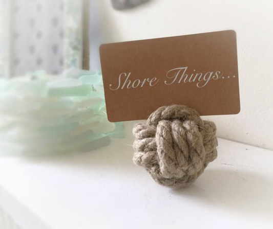 Rope Place Card Holder