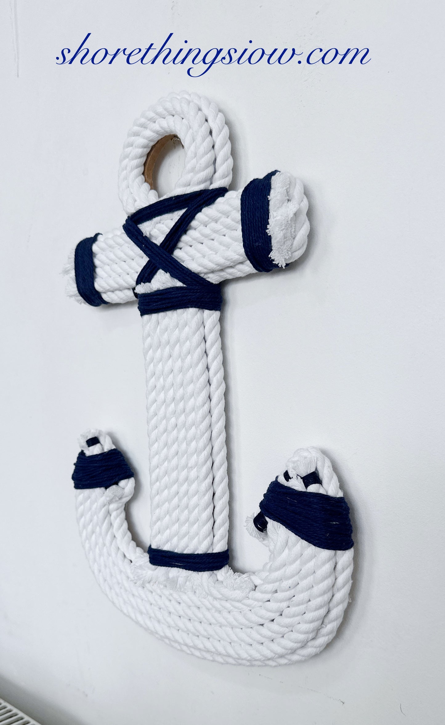 Rope anchor. White. 16”