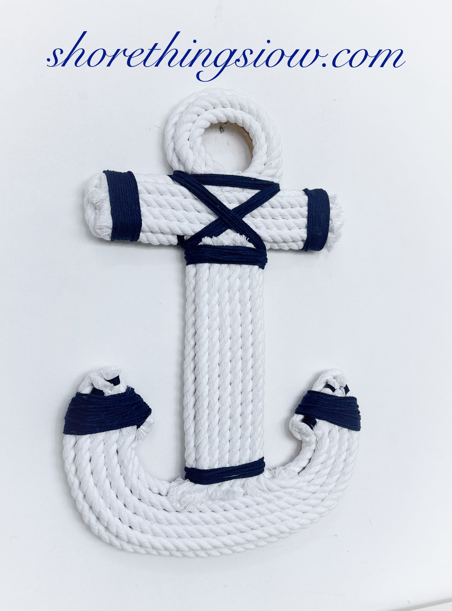 Rope anchor. White. 16”