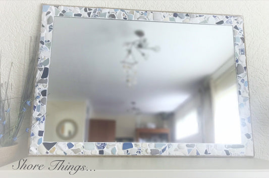 Sea Pottery Mirror 35”x25”