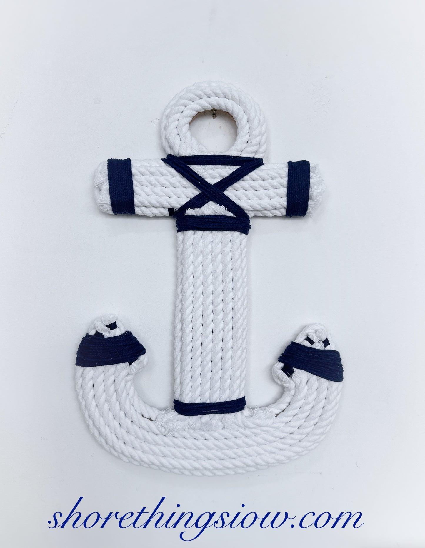 Rope anchor. White. 16”