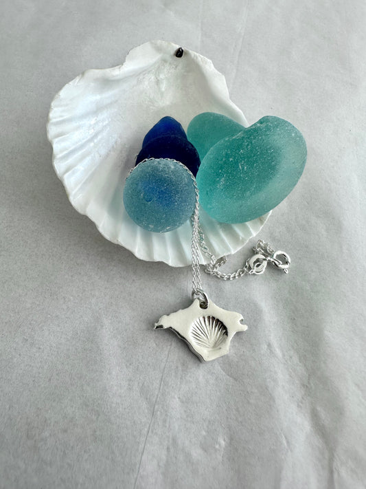 Isle of Wight silver necklace