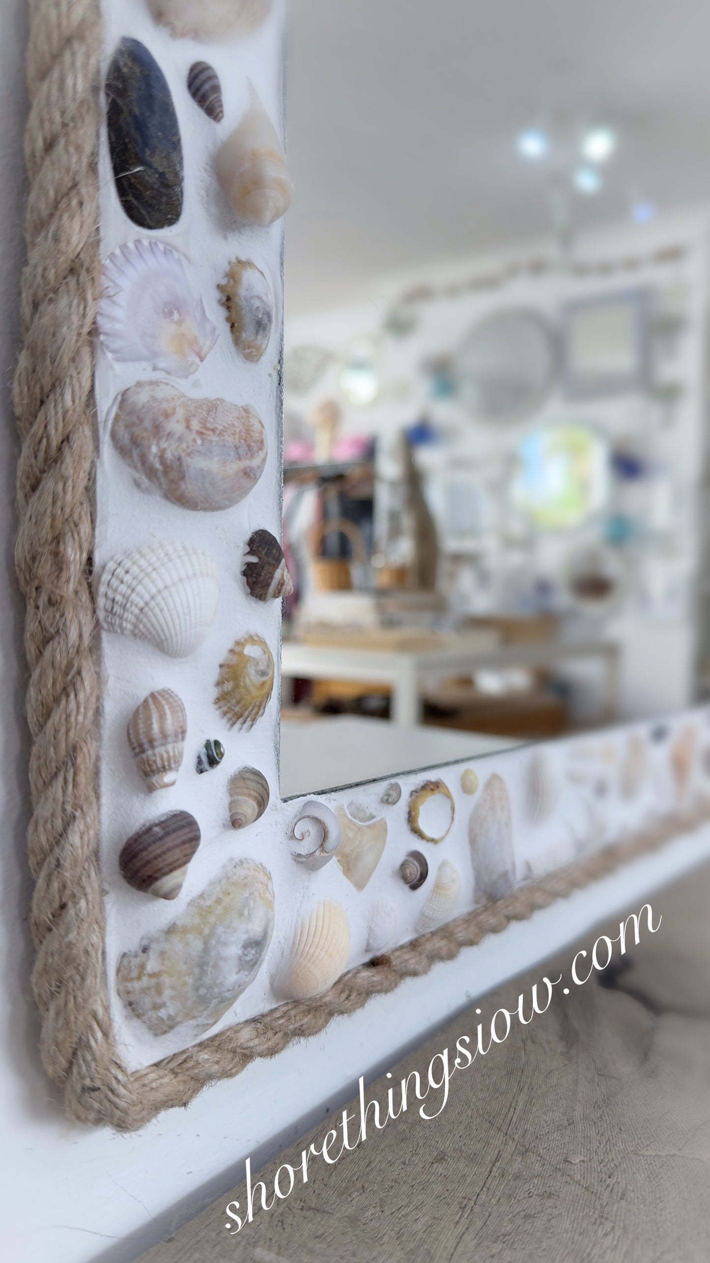 Shell Mirror 16”x18”