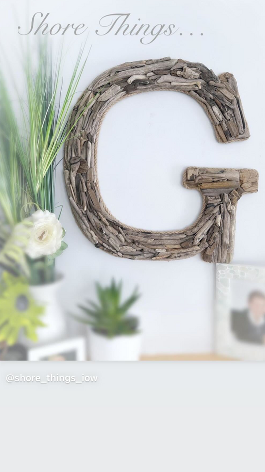 Driftwood Letter Large 55cm
