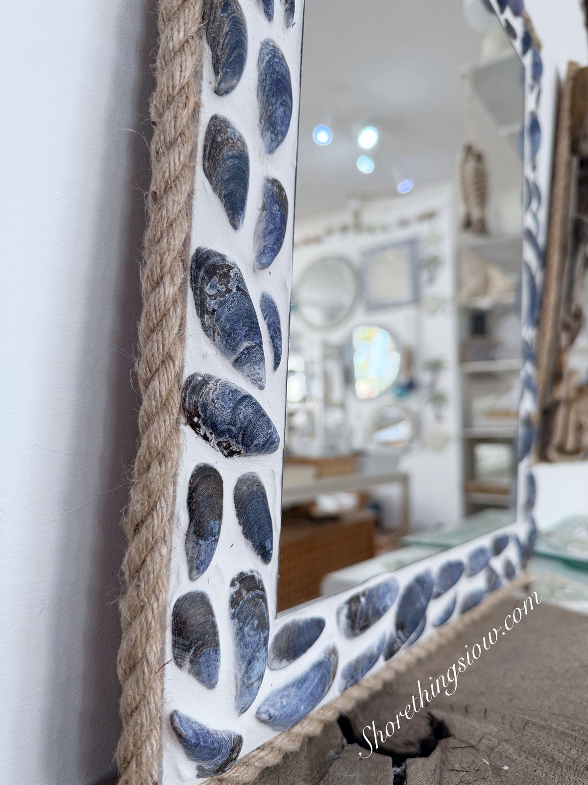 Mussel Shell mirror