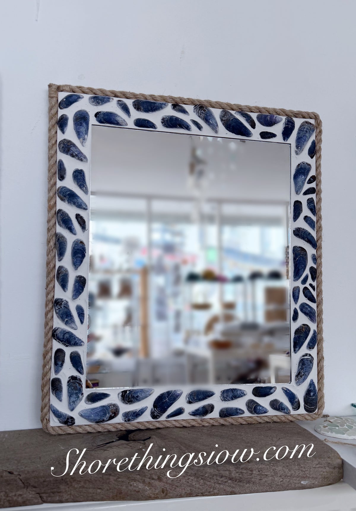 Mussel Shell mirror