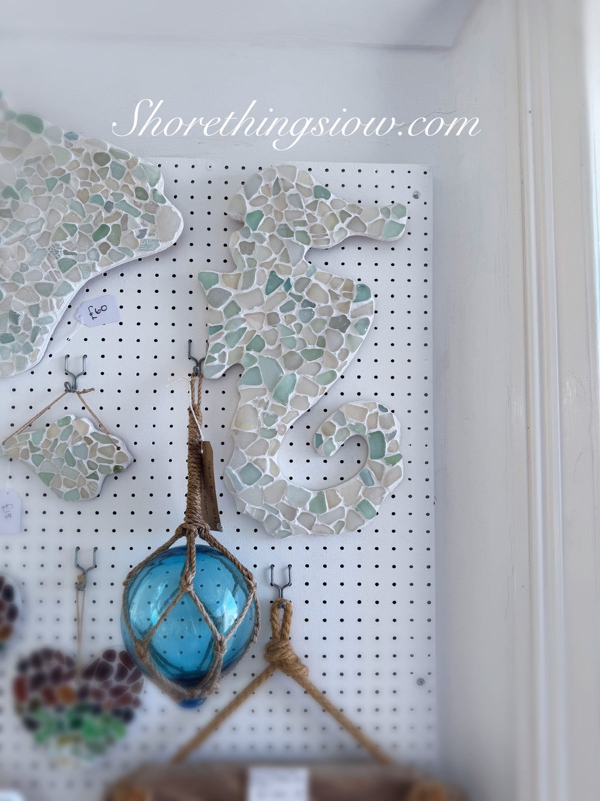 Sea Glass Seahorse 35cm