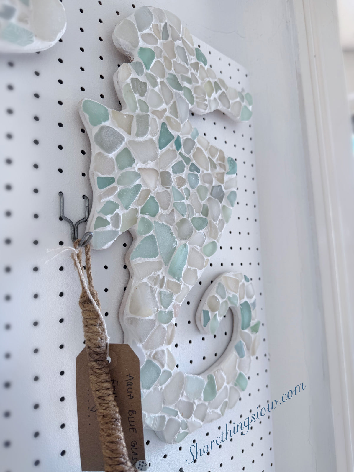 Sea Glass Seahorse 35cm