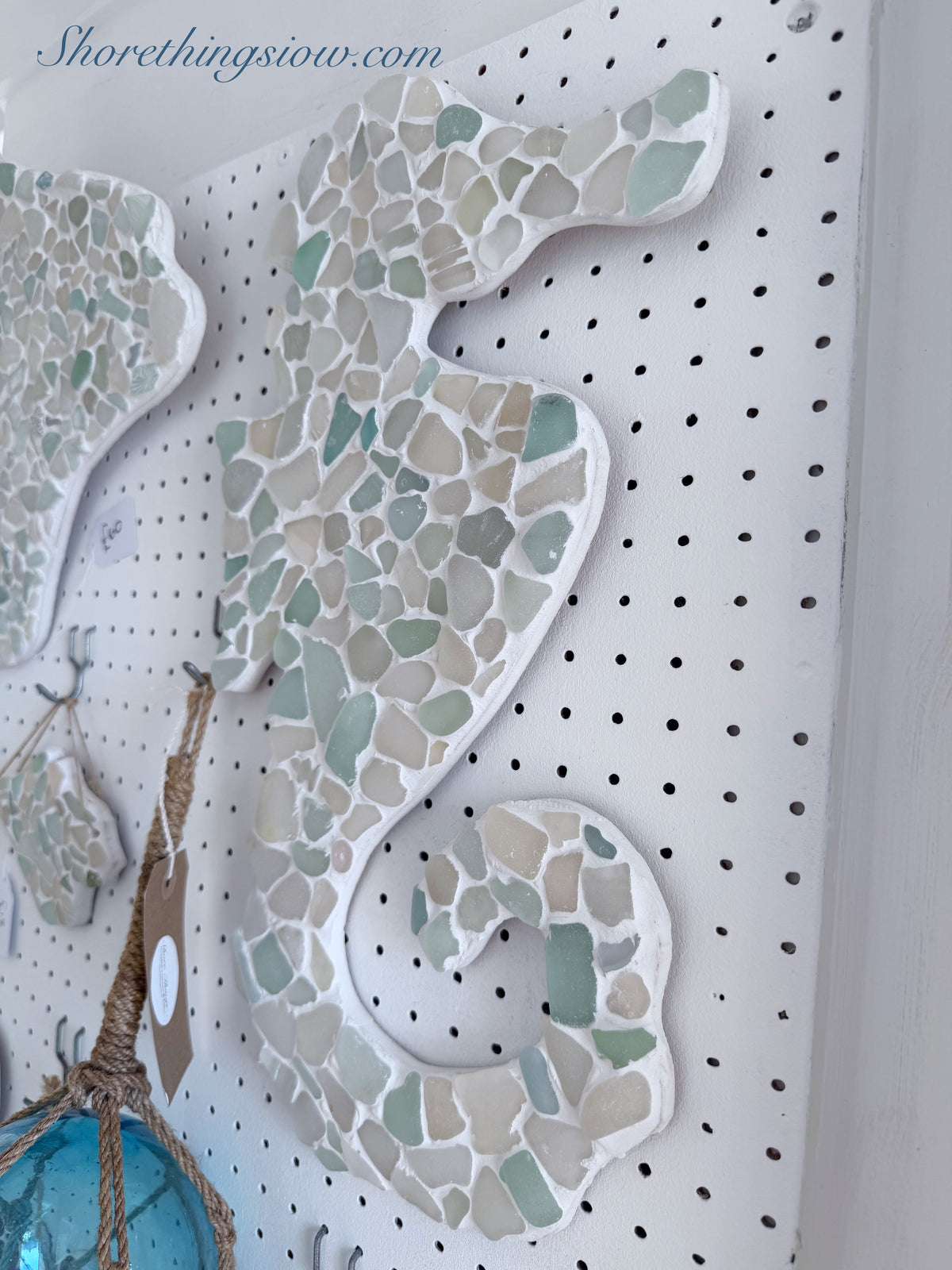 Sea Glass Seahorse 35cm