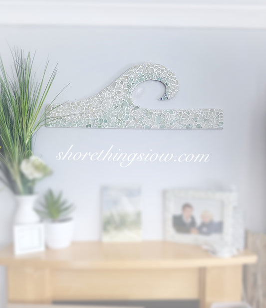 Sea Glass Wave Wall Art