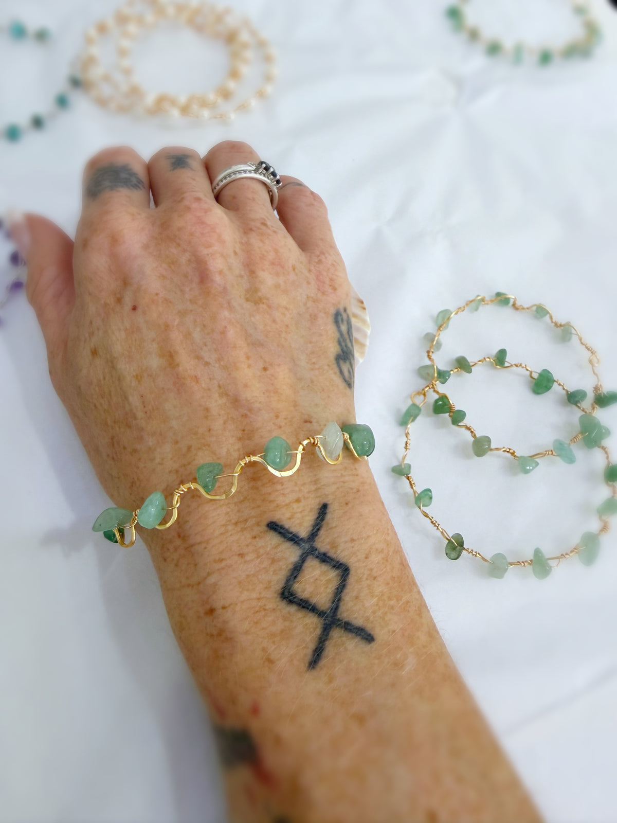 Aventurine Bangle