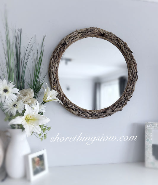 Driftwood Mirror 22”