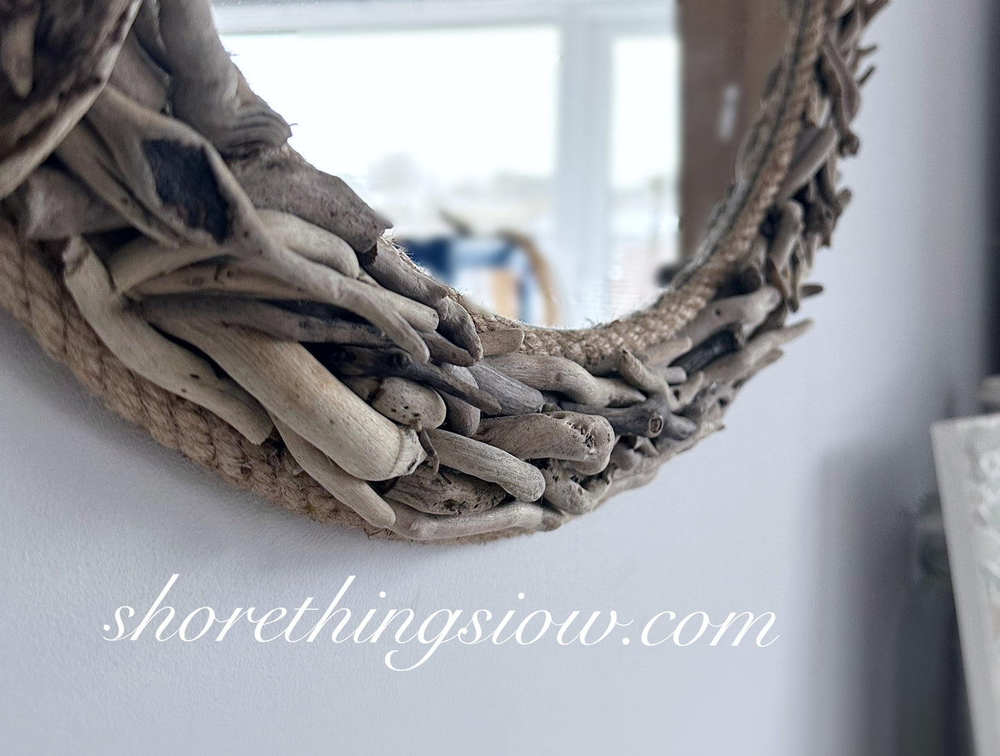 Driftwood Mirror 22”