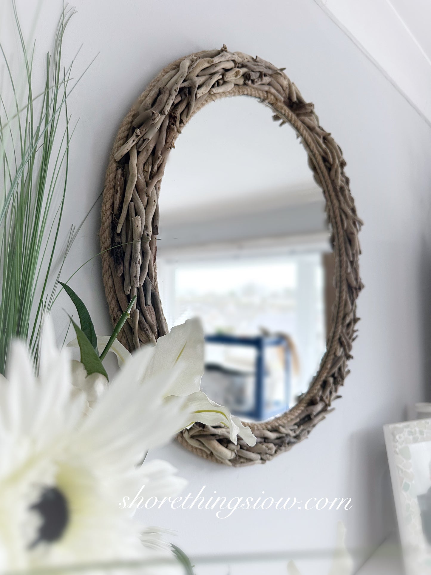 Driftwood Mirror 22”