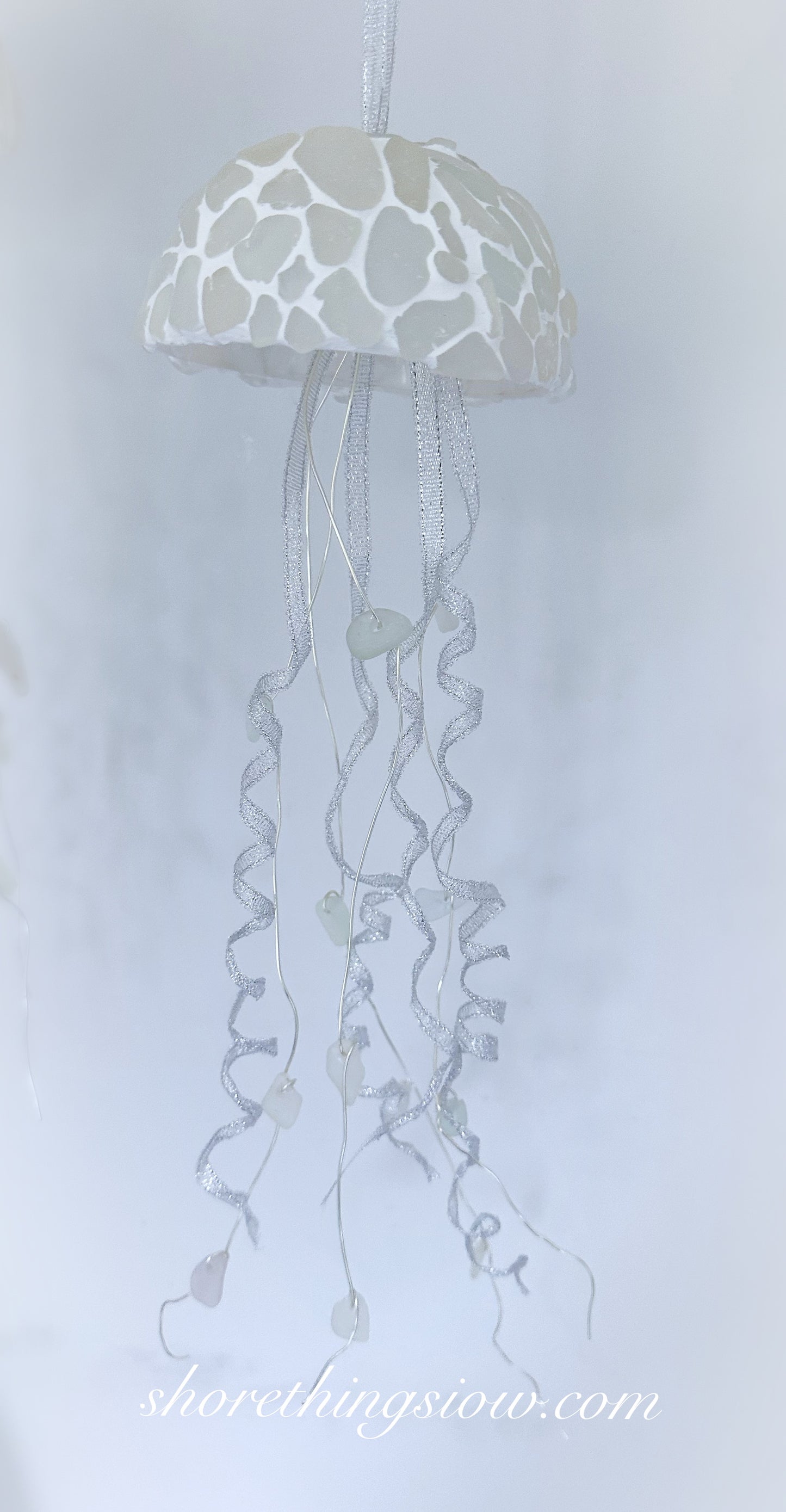 Sea Glass Jellyfish Decoration