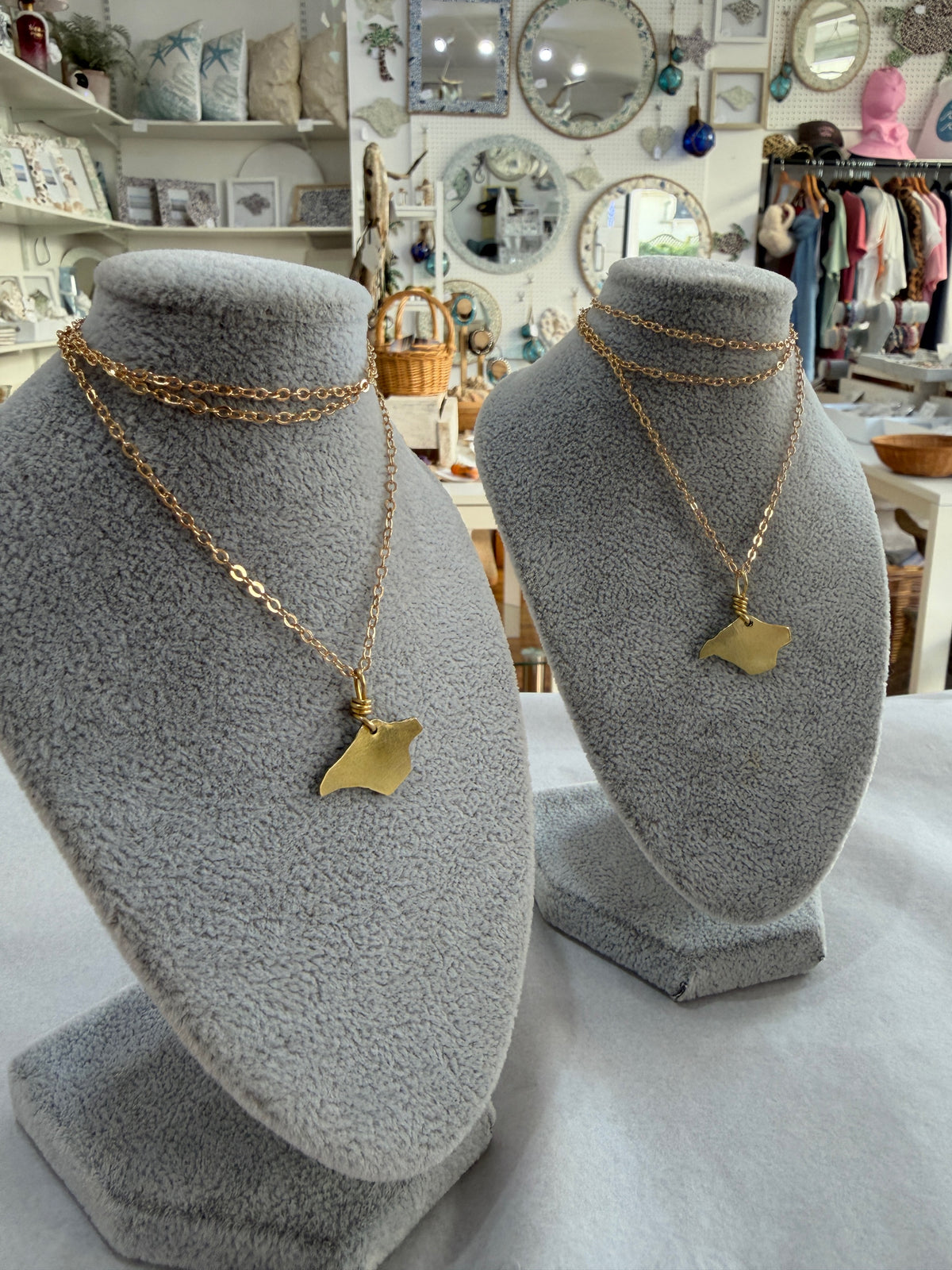 Brass Isle of Wight 20” necklace