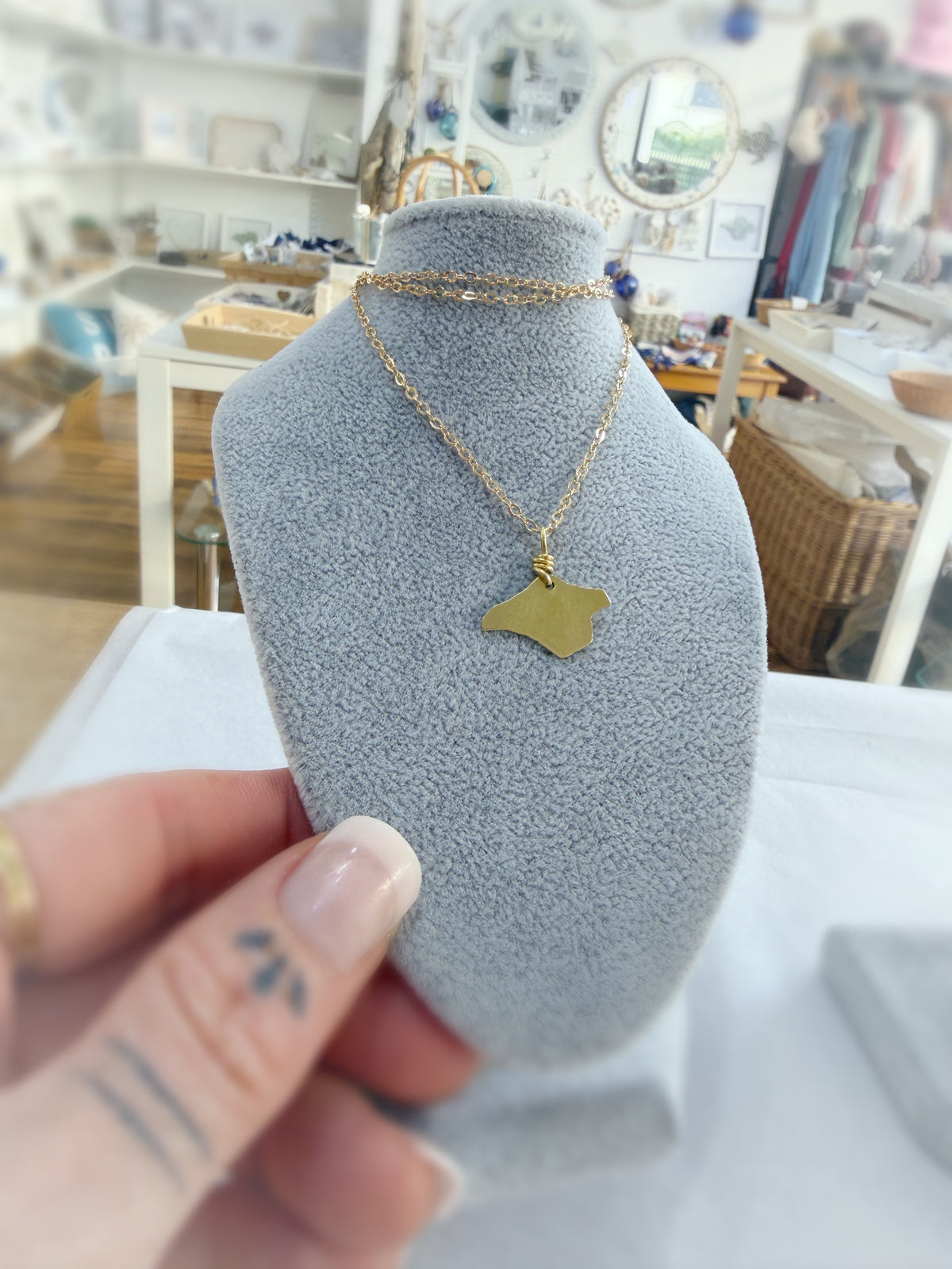 Brass Isle of Wight 20” necklace