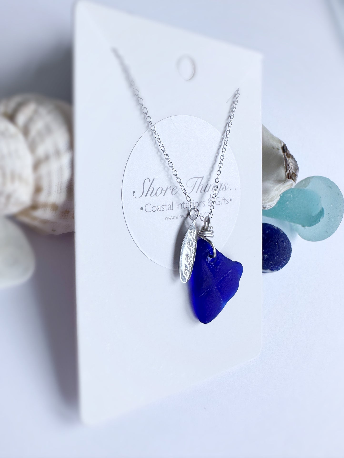 Sea Glass Necklace & Charm
