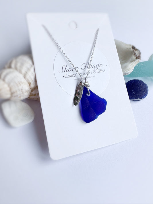 Sea Glass Necklace & Charm