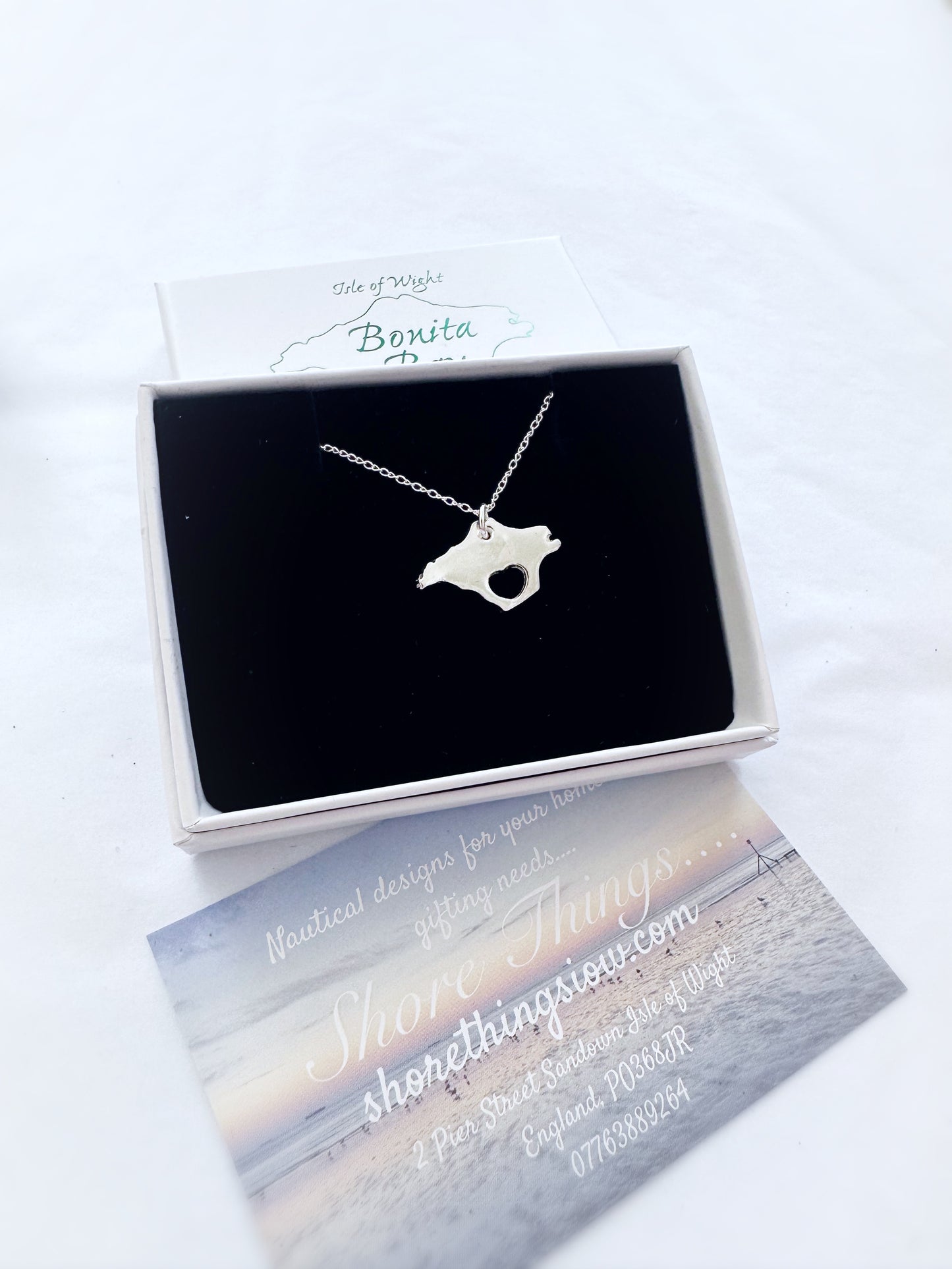 Isle of Wight silver necklace