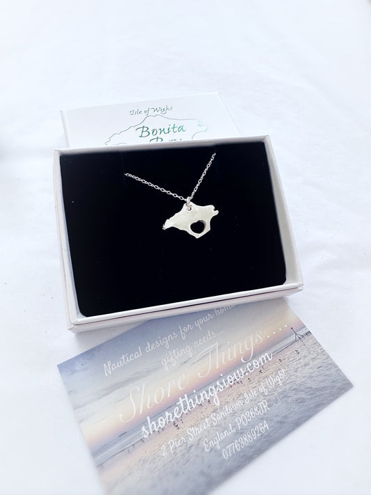 Isle of Wight silver necklace