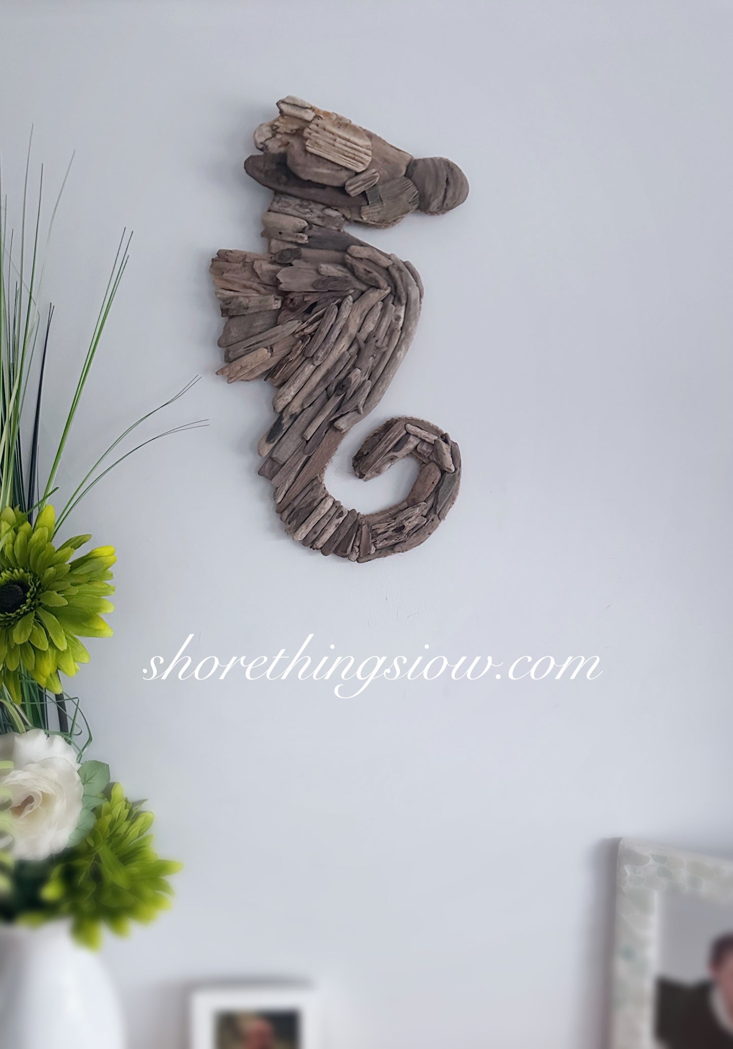 Driftwood Seahorse 35cm