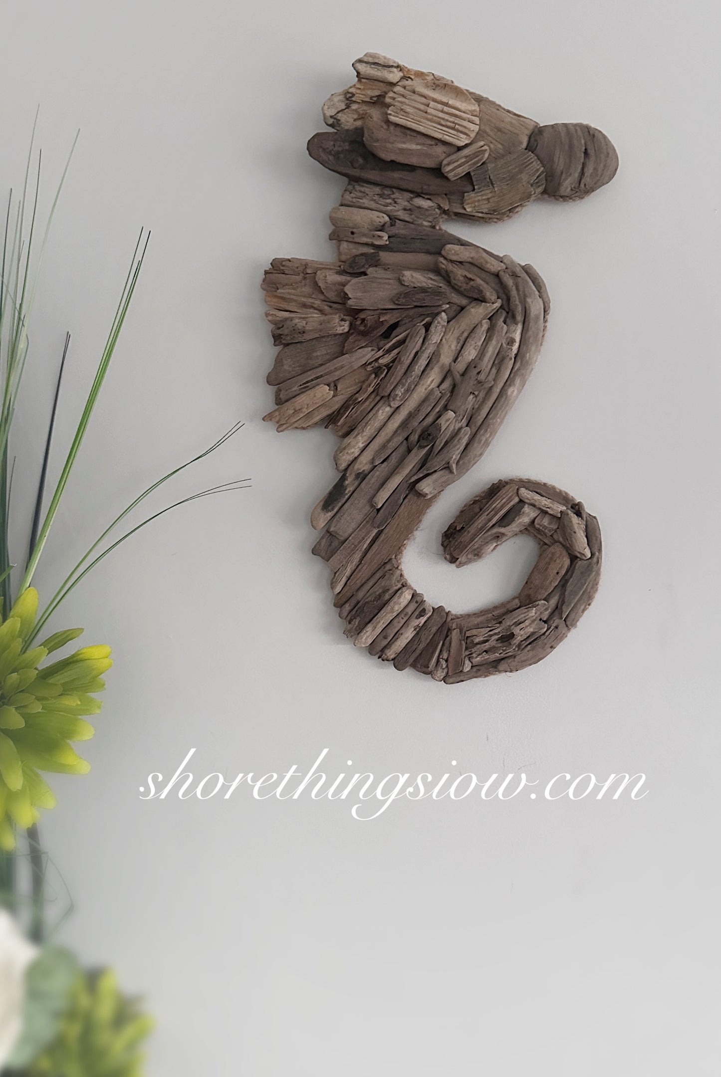 Driftwood Seahorse 35cm