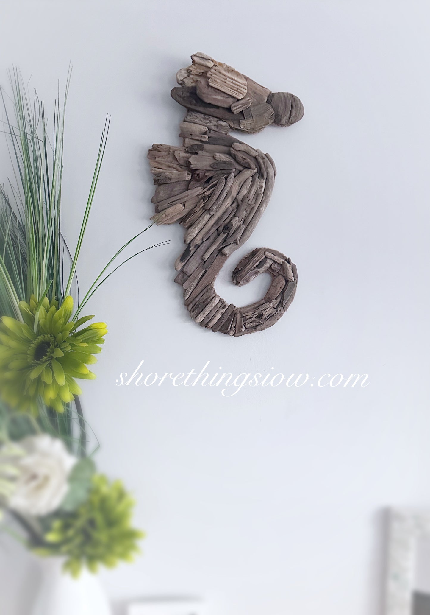 Driftwood Seahorse 35cm