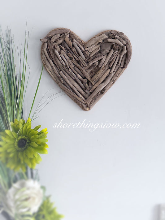 Driftwood Heart 30cm