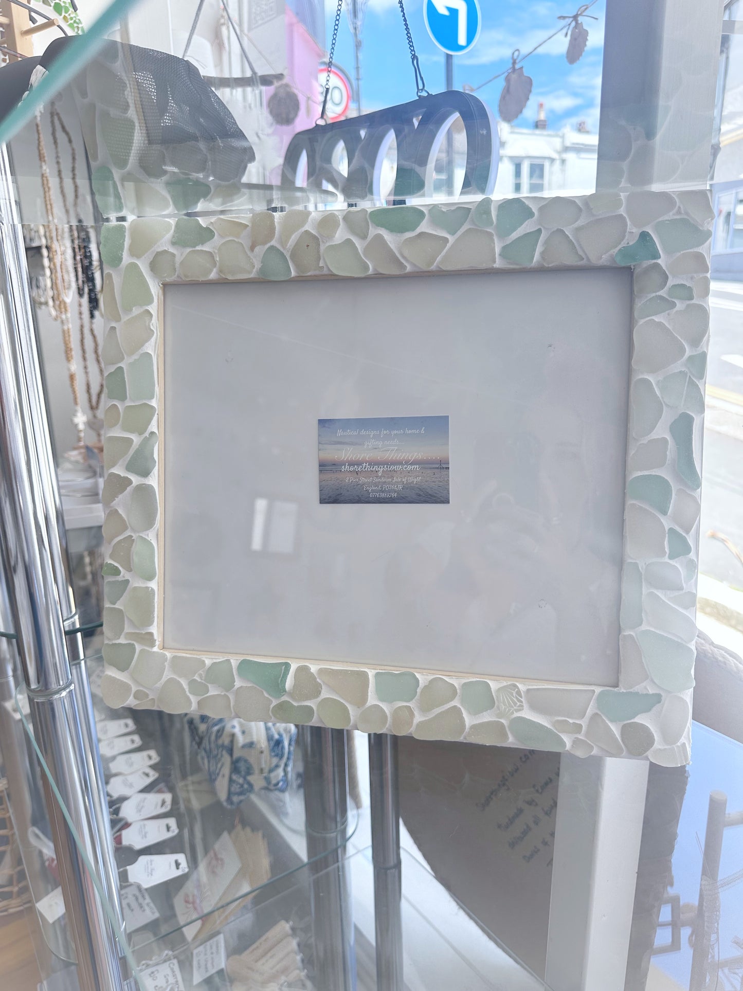 Sea Glass Photo Frame 10x12”