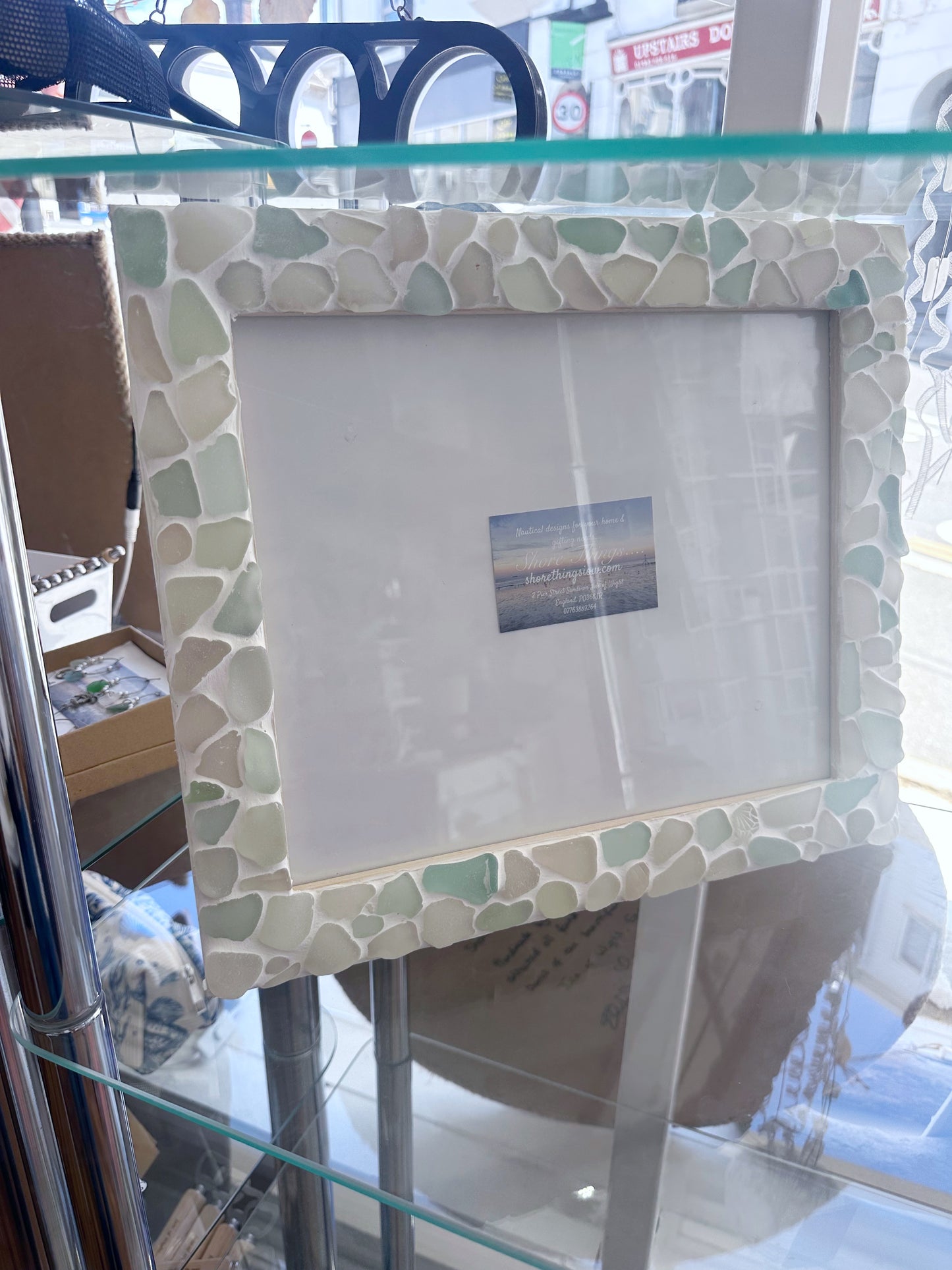 Sea Glass Photo Frame 10x12”