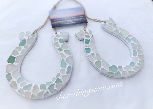 Sea Glass Horseshoe