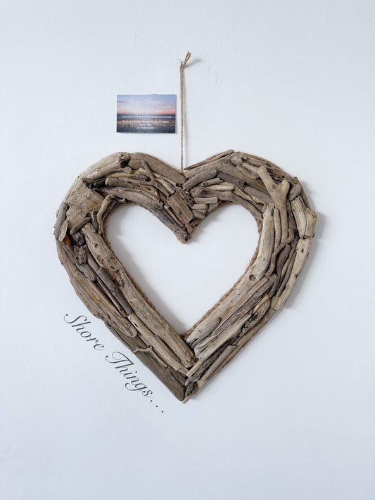 Driftwood Heart Wreath